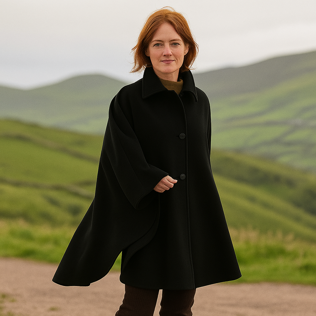 Jimmy Hourihan Cape with Saddle Stitching