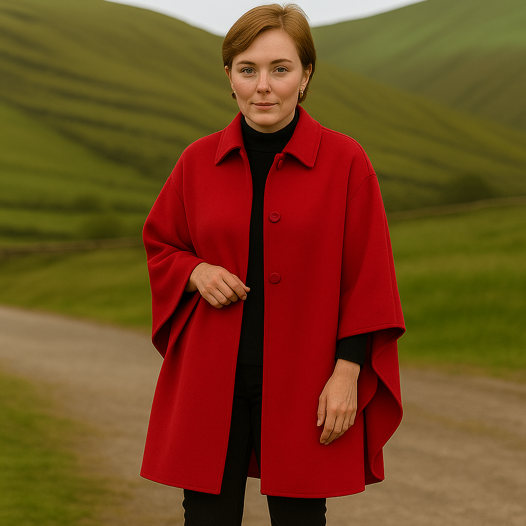 Jimmy Hourihan Cape with Saddle Stitching