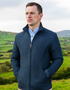 Donegal Wool Tweed Walking Jacket - Blue