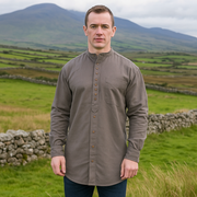 Civilian Grey Irish Grandfather Shirt