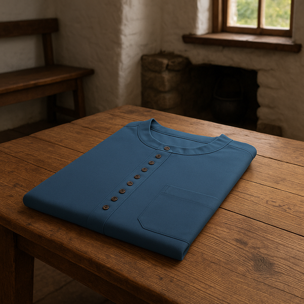 Civilian Ink Blue Irish Grandfather Shirt