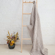 Dugort Honey Oat Aran Blanket