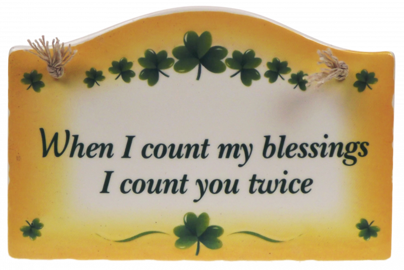 Boxed Proverb Wall Plaque – When I Count