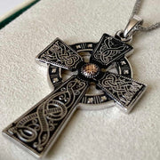 Antiqued Large Warrior Cross