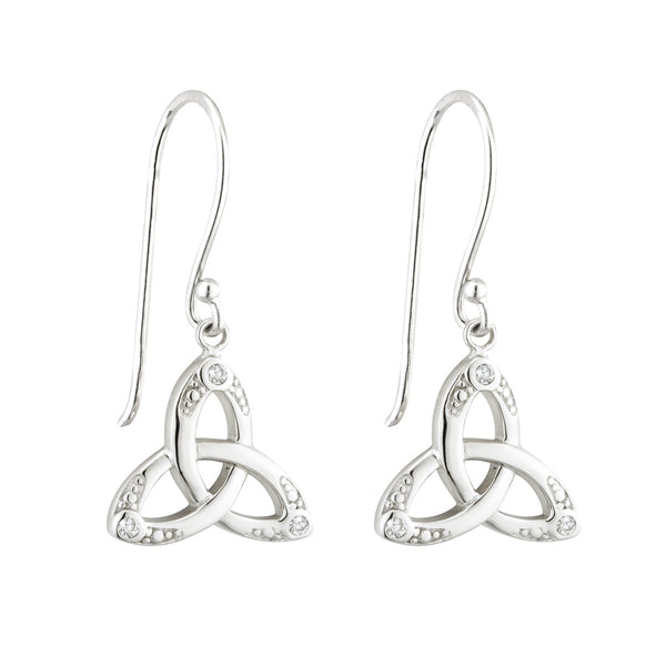 Trinity Knot Drop Earrings