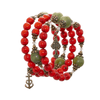 Cardinal Red Rosary Bracelet