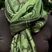 Pashmina Shamrock Green Scarf