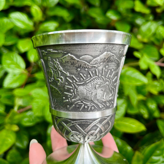 Mullingar Pewter Mythical Ireland Beaker - King Lugh