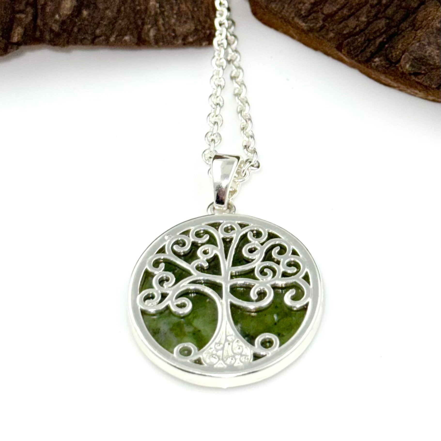 Tree Of Life Connemara Marble Pendant