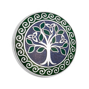Brooch with Enamel Tree Of Life
