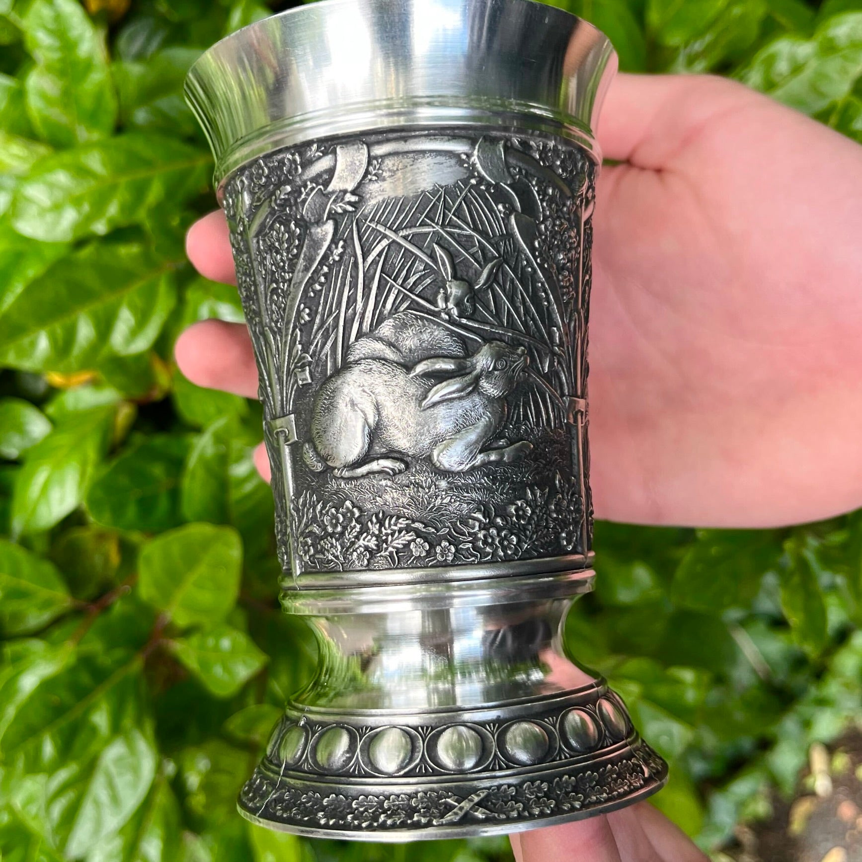 Mullingar Pewter Woodlands Tankard The Hare