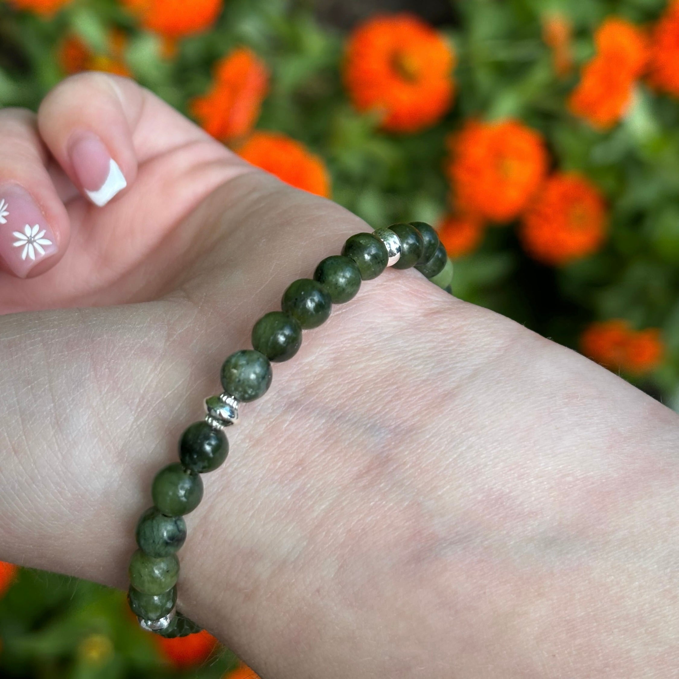 Connemara Marble Claddagh Bracelet