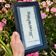 Ogham 'Cairdeas' (Friendship) Framed Gift