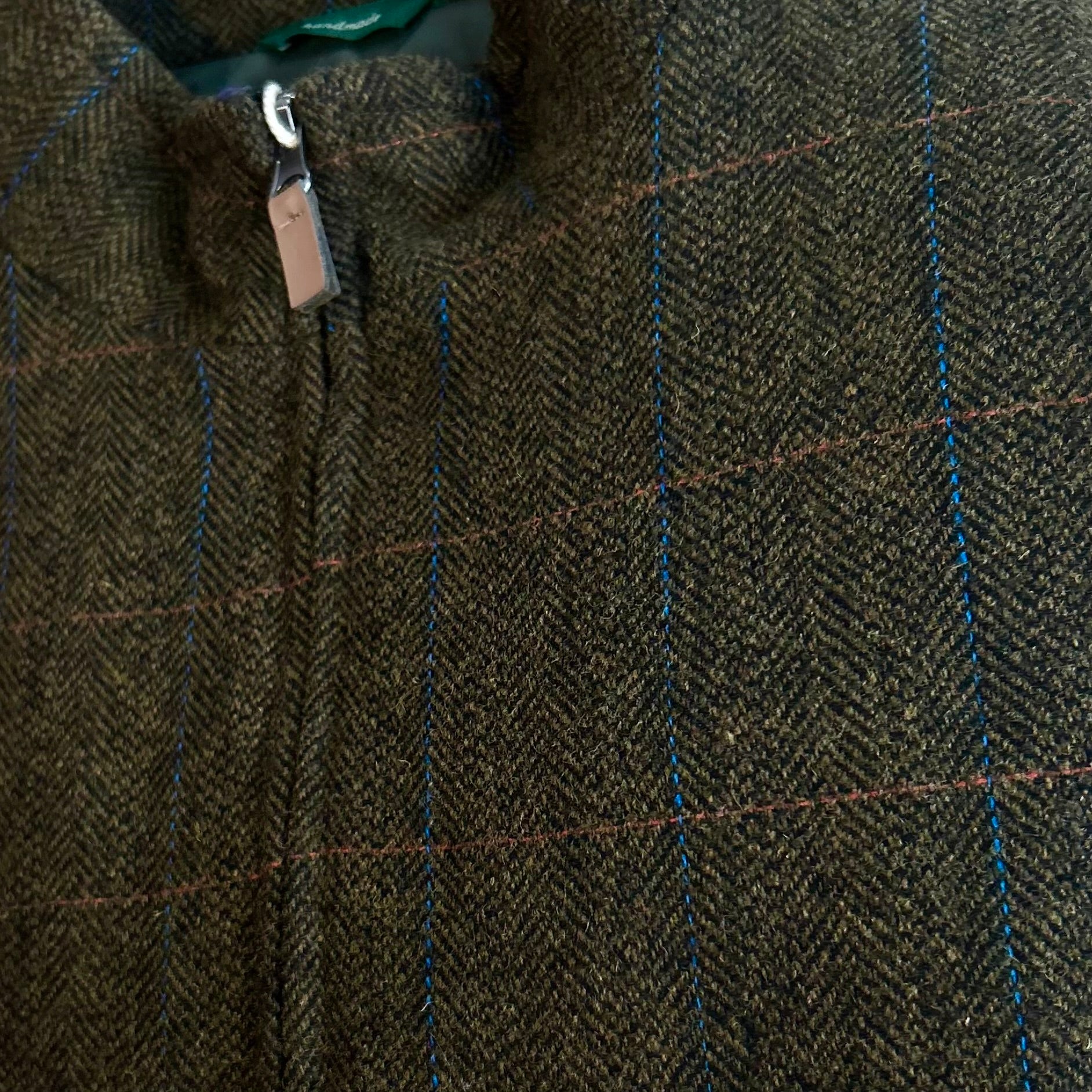 Irish Donegal Tweed Jacket Olive Brown | Celtic Jewelry