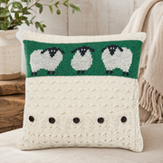 Aran Sheep Cushion Cover