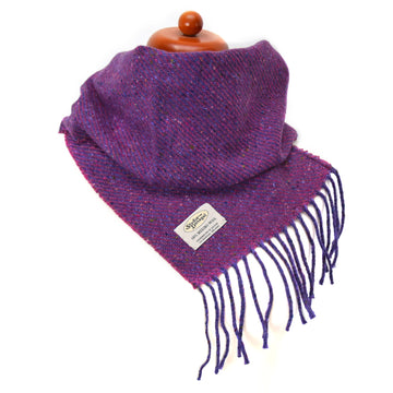 Merino Twill Fuchsia Scarf