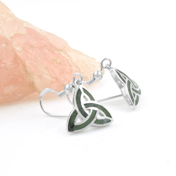 Earrings with Connemara Marble