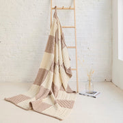Oat Intarsia Throw