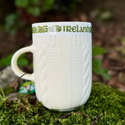 Beige Aran Stitch Mug