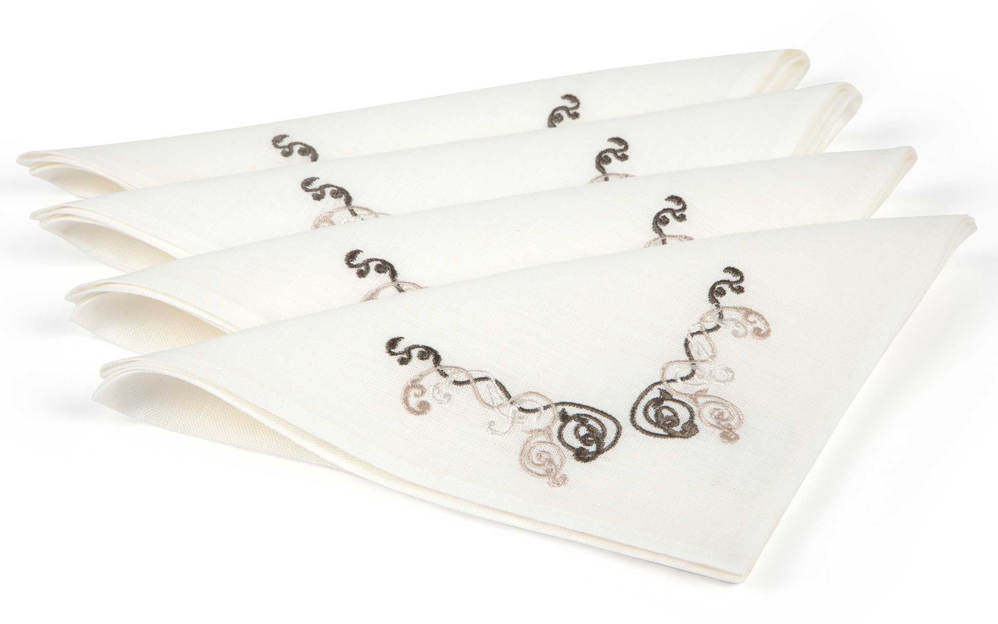 Irish Linen House Adrieanna Placemats - Hemstitched