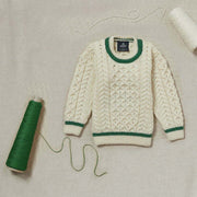 Cuddly Cute Cream Childrens Aran Sweater