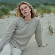 Aoife Oat Supersoft Crewneck Sweater
