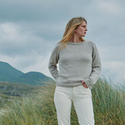 Aoife Oat Supersoft Crewneck Sweater
