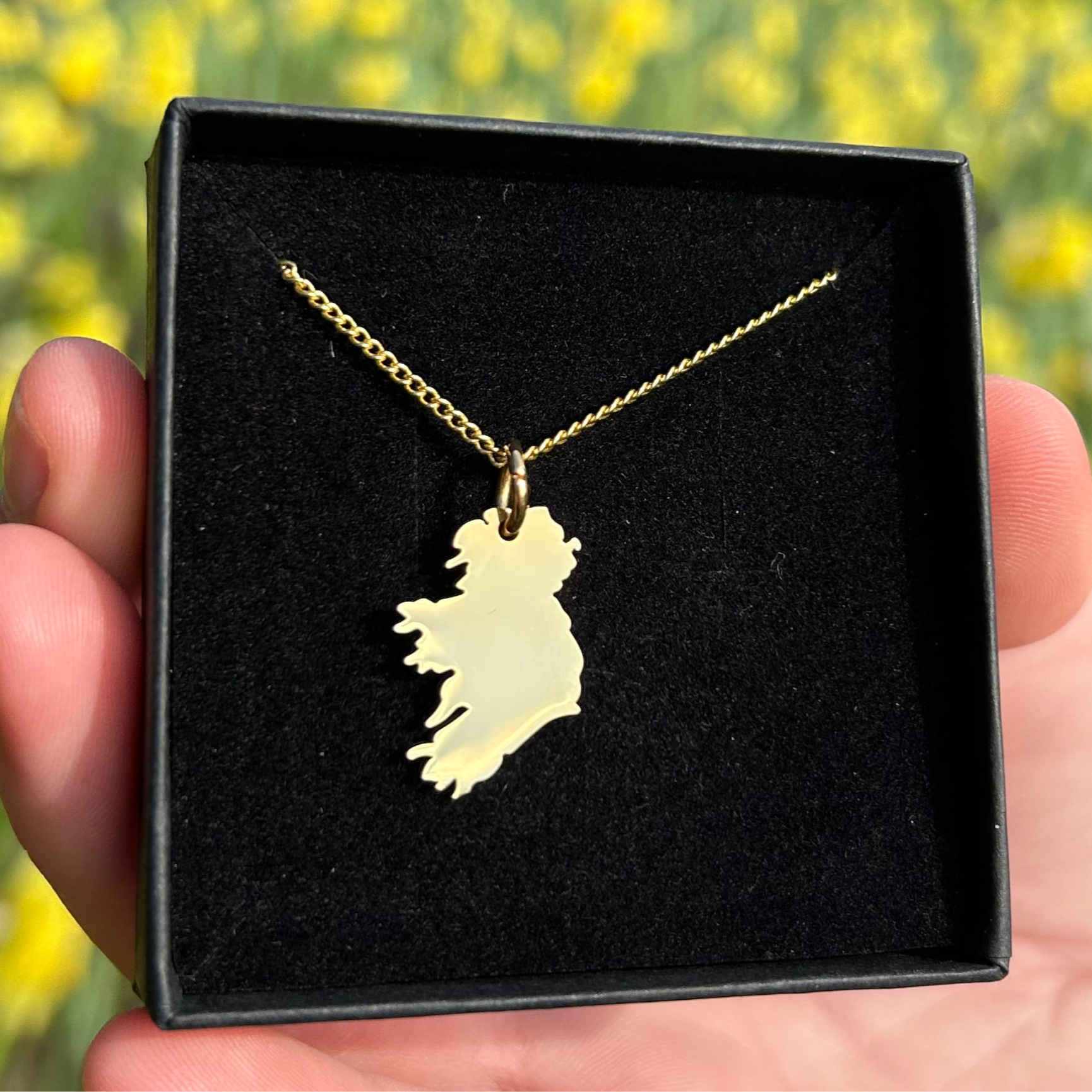 Ireland Map Necklace - 25% Off