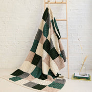 Killala Aran Intarsia Merino - Bottle Green