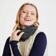 Charcoal Diamond Stitch Snood
