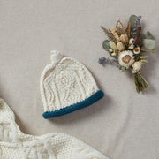 Trá Beag Baby Aran Hat - Teal