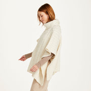 Torc Ladies Natural Aran Poncho