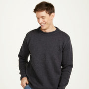 Moycullen Mens Charcoal Roll Neck Sweater