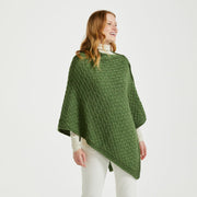 Glenbeigh Green Aran Poncho