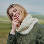 Newport Aran Natural Cable Snood