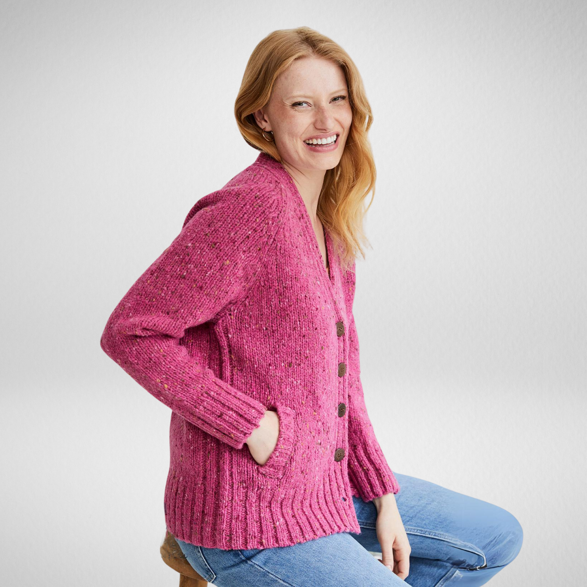 Bonny Glen Ladies Tweed Cardigan