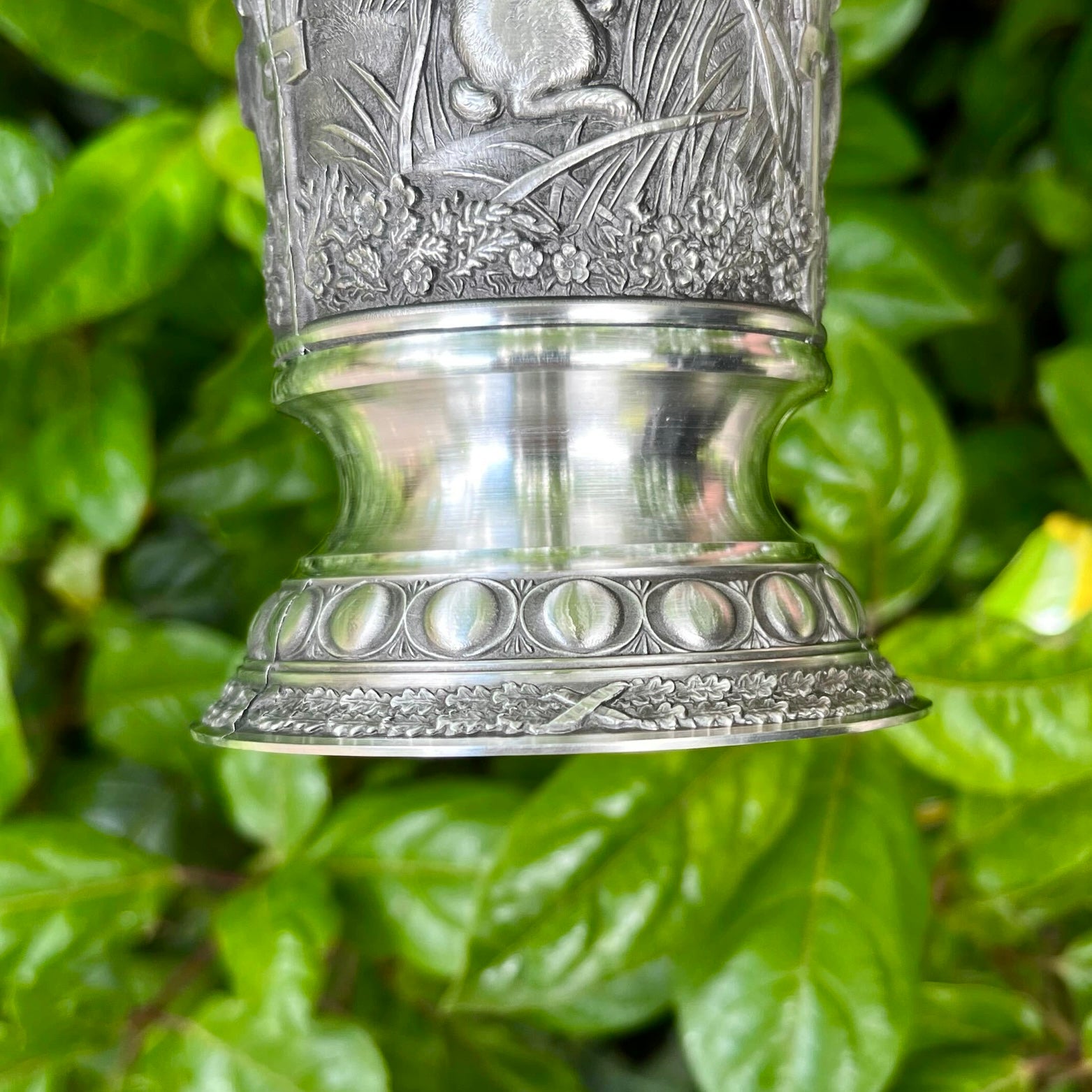 Mullingar Pewter Woodlands Beaker - The Hare