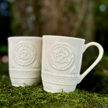 Belleek Claddagh Mug Set of 2