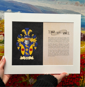 Family Crest Story Parchment