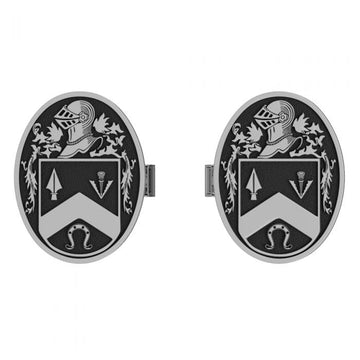 Personalized Coat of Arms Cufflinks