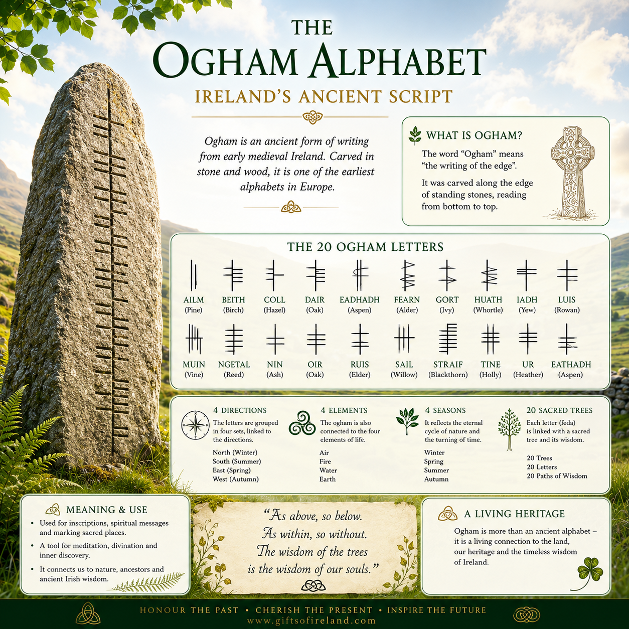 Ogham Personalized - Any 1 Name