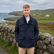Mizenhead Herringbone Walking Jacket - Navy