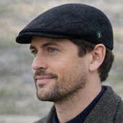 Charcoal Trinity Flat Cap