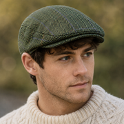 Traditional Flat Cap Green