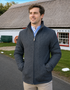 Donegal Herringbone Walking Jacket - Charcoal