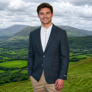Irish Tweed Sport Jacket - Blue