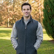 James Herringbone Sleeveless Bodywarmer - Grey