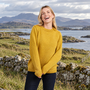 Aoife Yellow Supersoft Crewneck Sweater