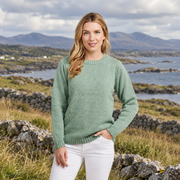 Aoife Mint Supersoft Crewneck Sweater