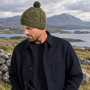 Kinard Aran Green Ski Hat